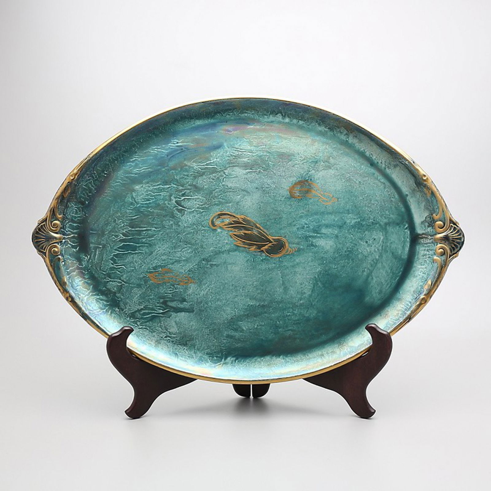 Josef Ekberg, Gustavsberg, large platter. (1 of 2)