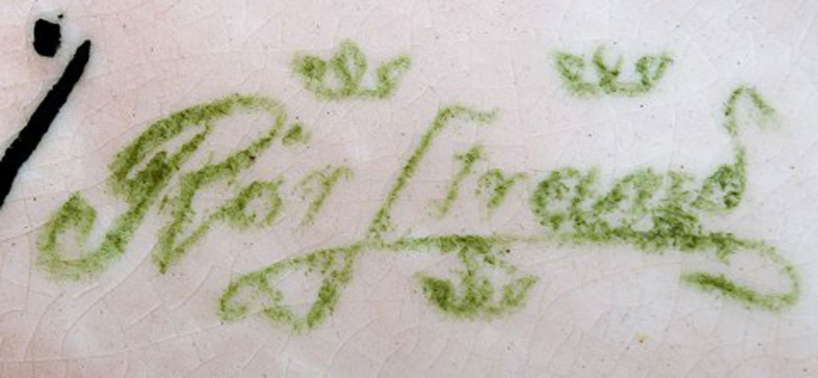 Gustavsberg fish shaped earthenware dish. - 3