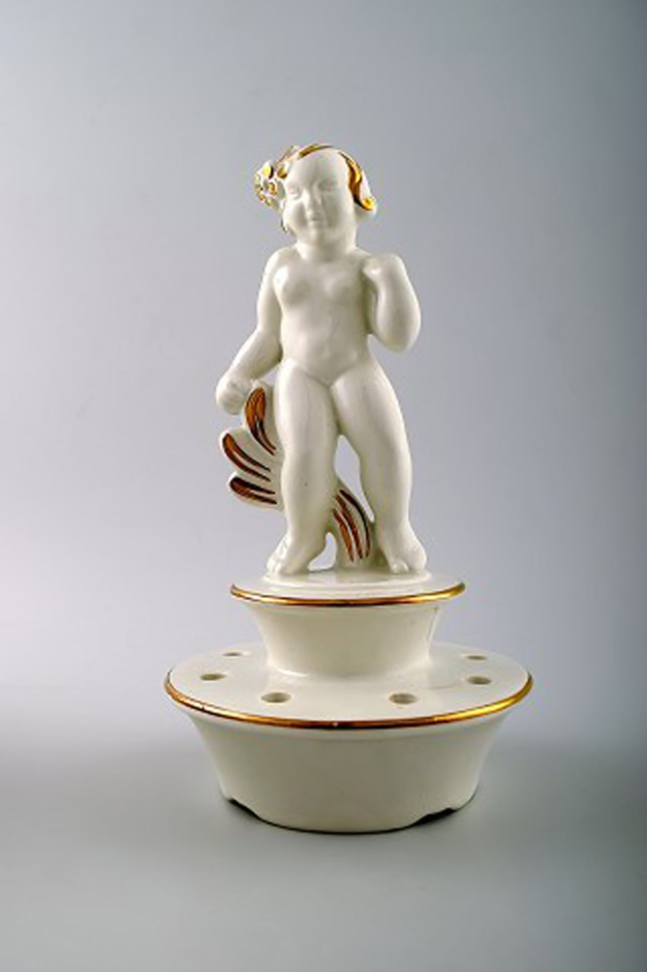 Gefle, "Gyllen", Sweden, 40s. Art deco flower-stand. - 2