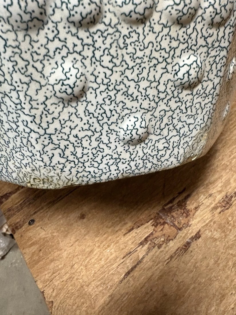 Rare Green Staffordshire Garden Seat - 11