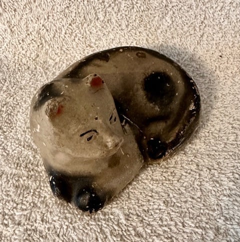 2 Chalkware Cats - 3