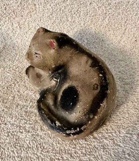 2 Chalkware Cats - 4