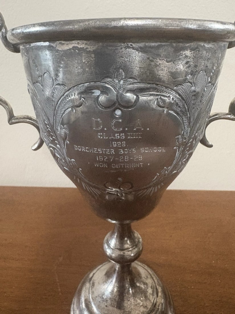 1927 Dorcester Boys School Loving Cup Trophy Dorcester MA - 2