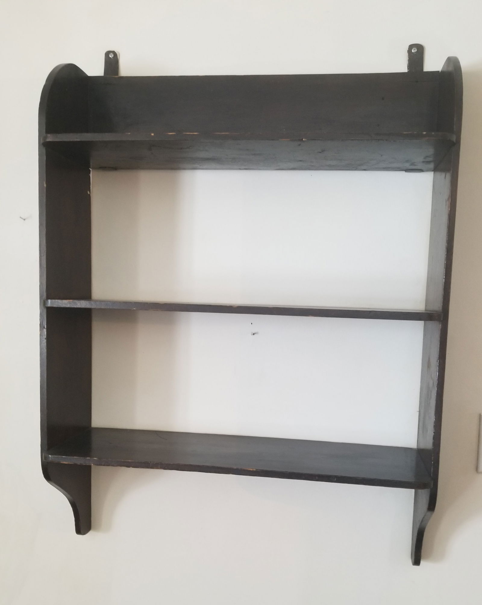 Early wall shelf, square nails. (1 of 3)