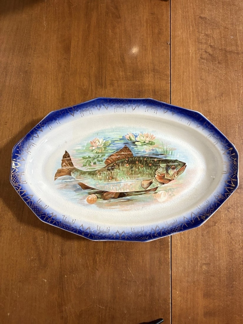 Flow Blue Fish Platter (1 of 3)