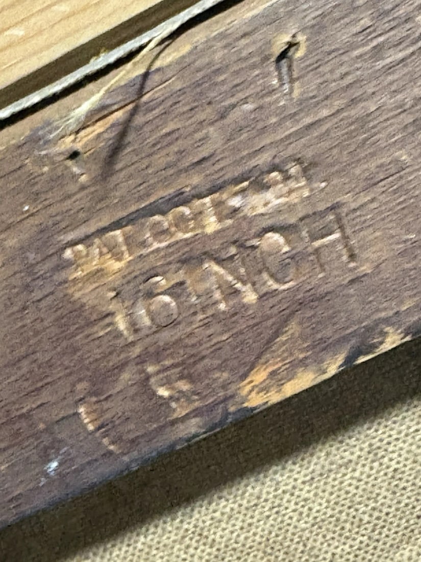 Early 20th Century Oil On Canvas Folk Art Landscape Painting - 7