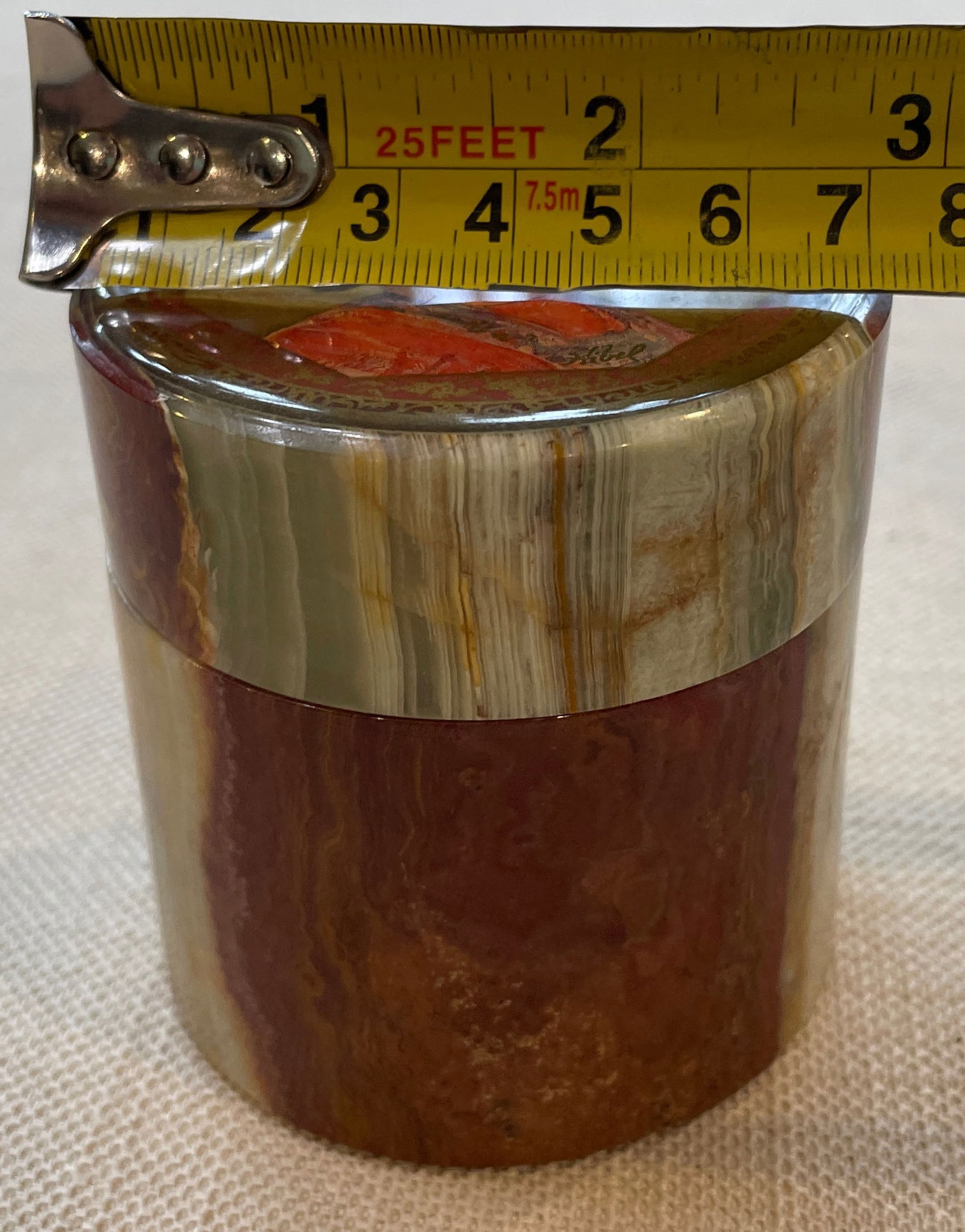 Edna Hibel Marble Trinket Box - 7