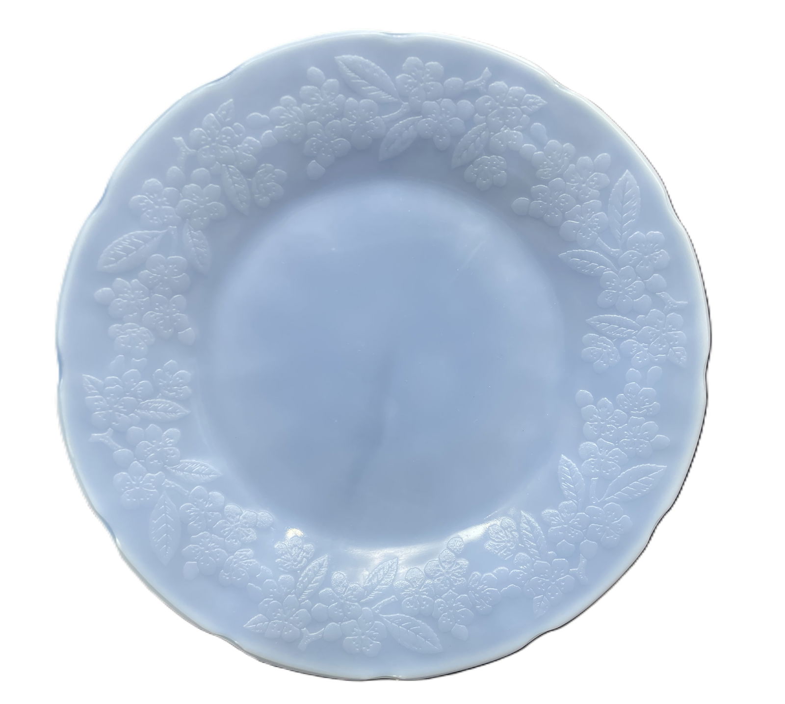 Jeanette Cherry Blossom Blue Delphite Plate (1 of 8)