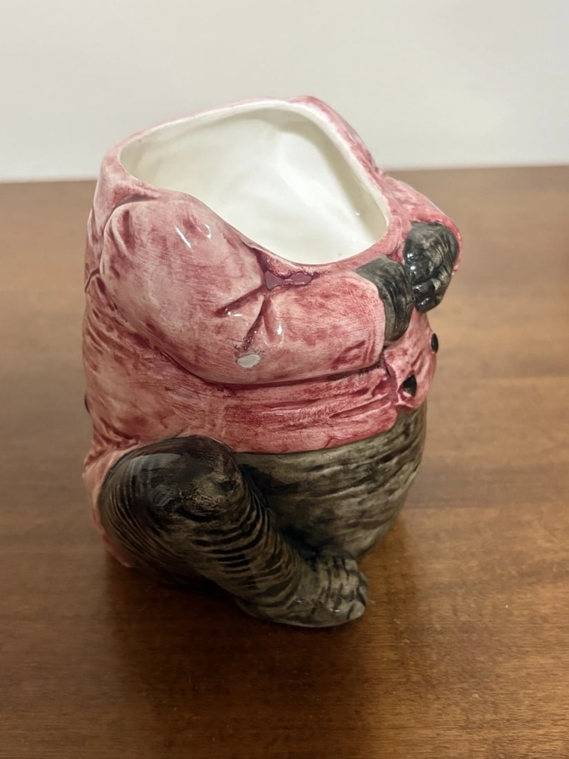 Majolica Elephant Humidor - 10