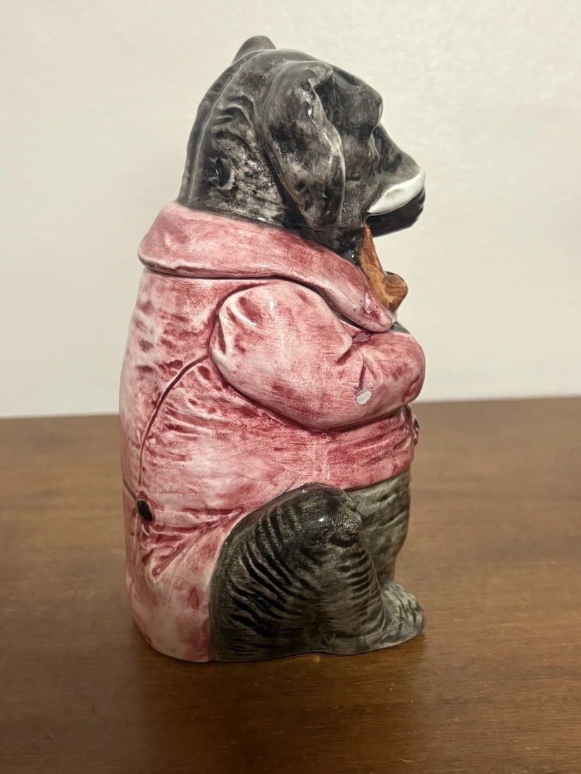 Majolica Elephant Humidor - 4