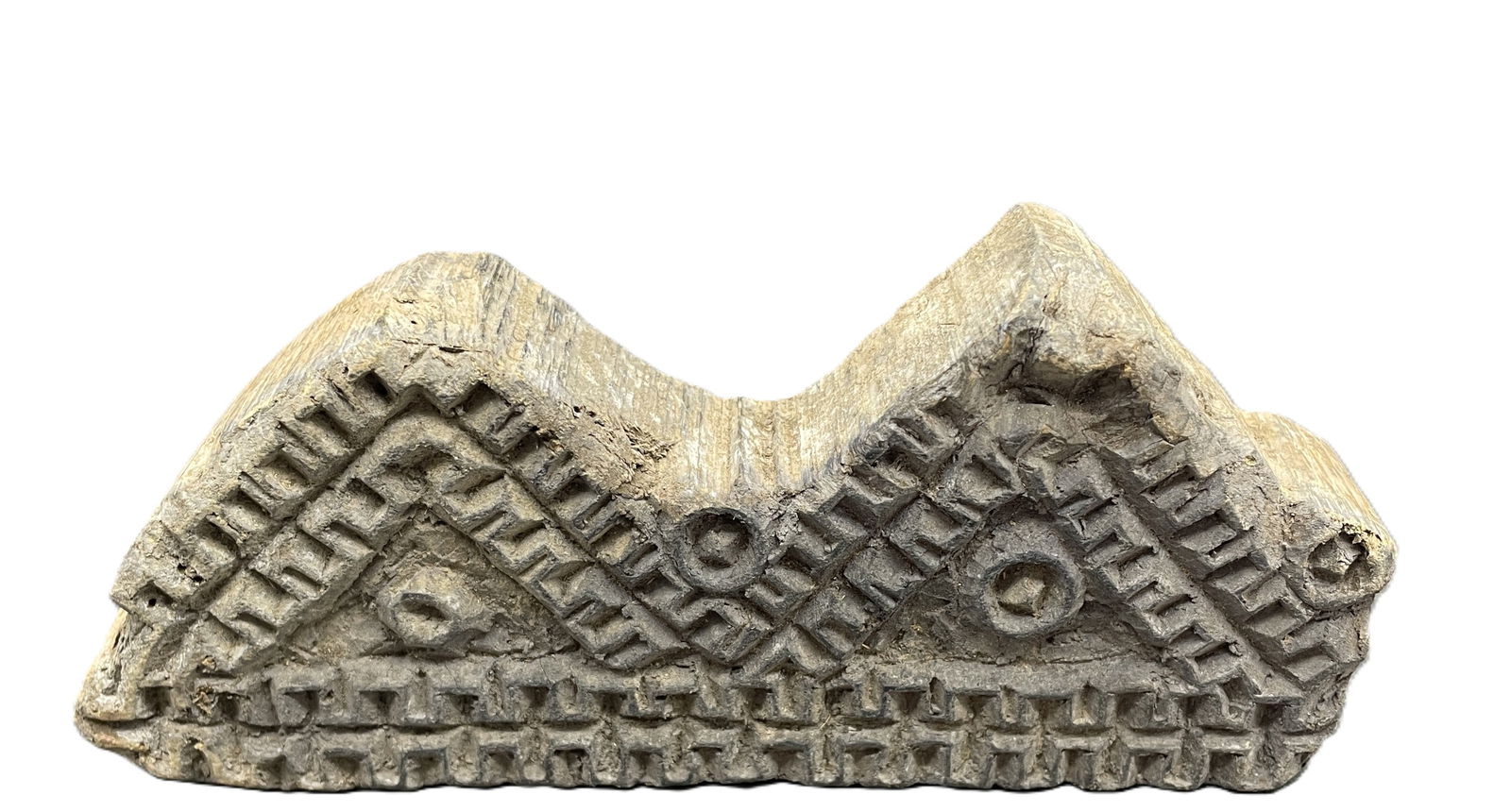 Antique Handmade Wooden Wallpaper Stamp (1 of 7)