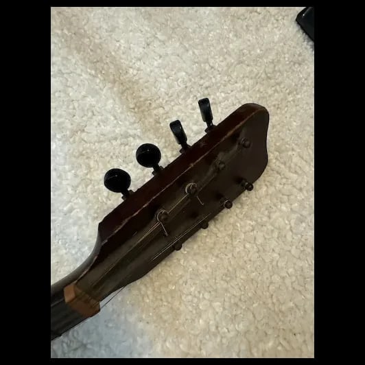 Antique Mandolin Moth inlay 1900s - 14