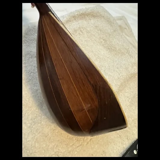 Antique Mandolin Moth inlay 1900s - 9