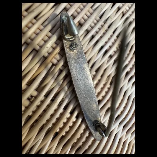 Antique turquoise Guilloche enamel brooch or pin Art Deco - 5