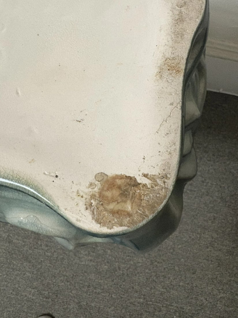 Terre D’Eclance Charenton Art Nouveau Pottery Cherub Majolica Unbrella Stand - 9