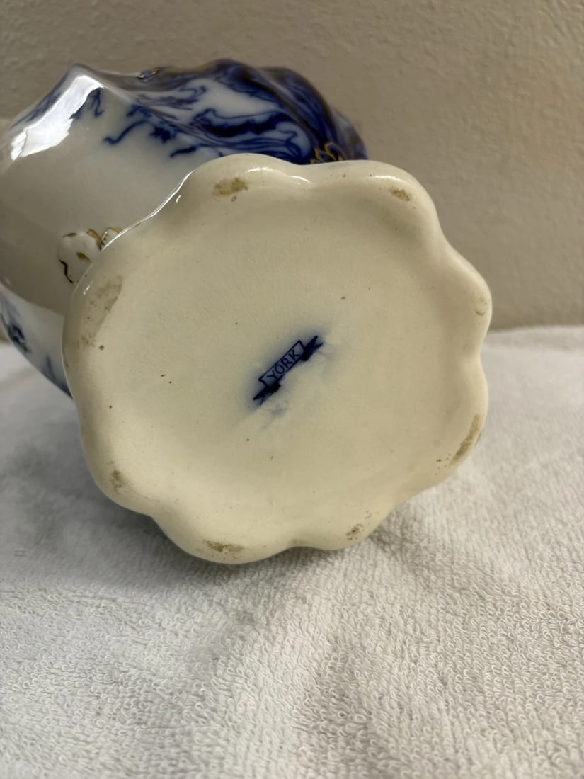 York Flow Blue Pitcher - 5