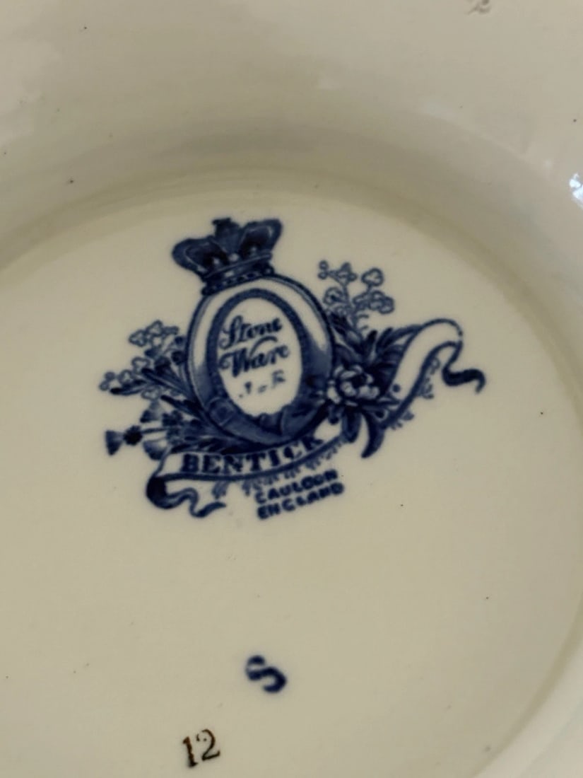 Cauldon Flow Blue Vase - 5