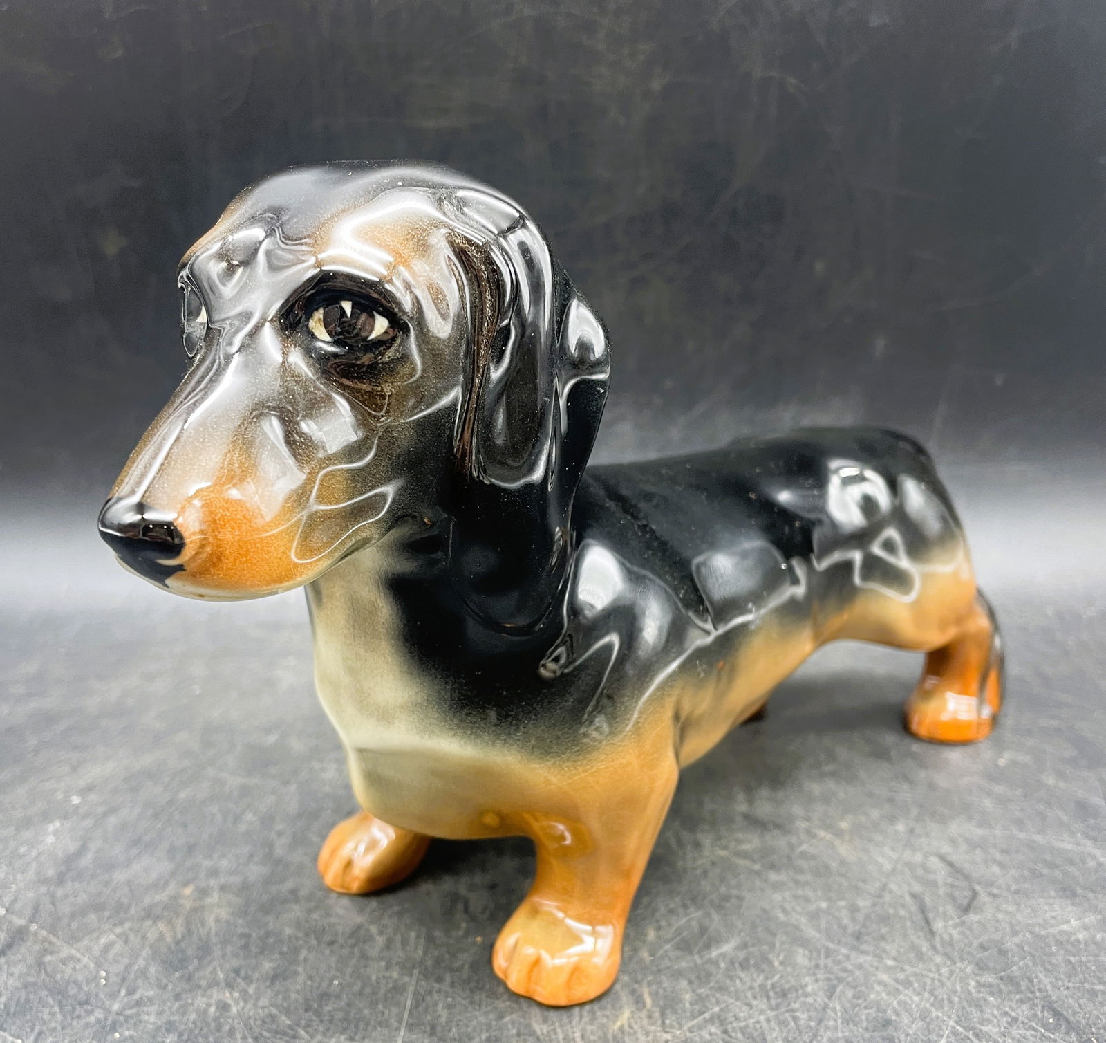 Vintage Beswick England Standing Ceramic Dachshund (1 of 8)