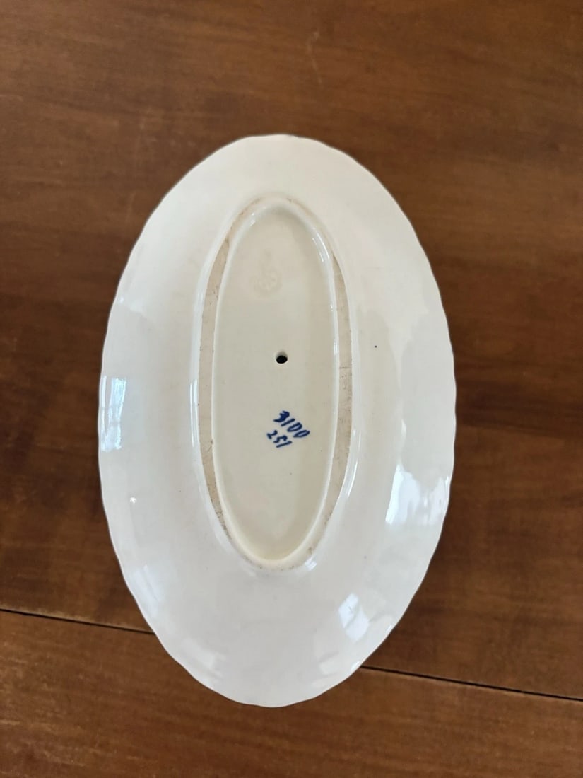 Flow Blue Fish Set Gravy Boat - 4