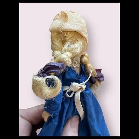 Vintage vogue doll Ginny in box dutch girl painted lash strung 1950s - 10