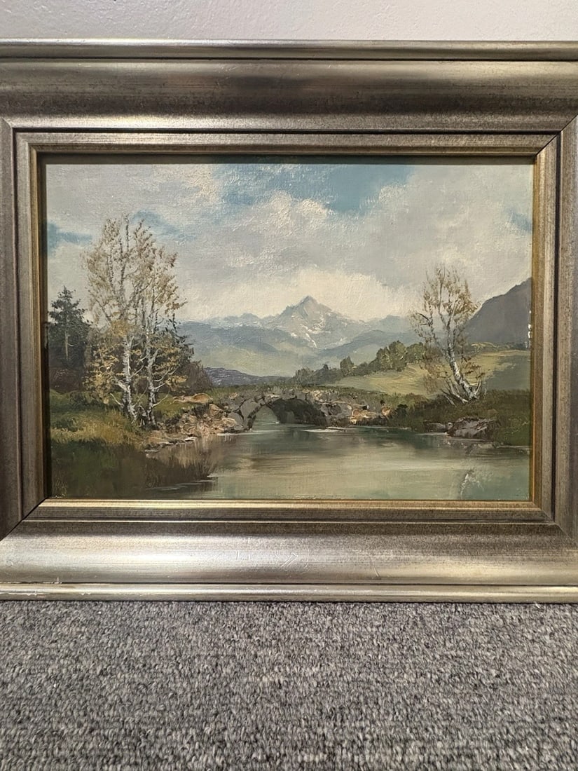 Oil On Board Landscape Painting - 2