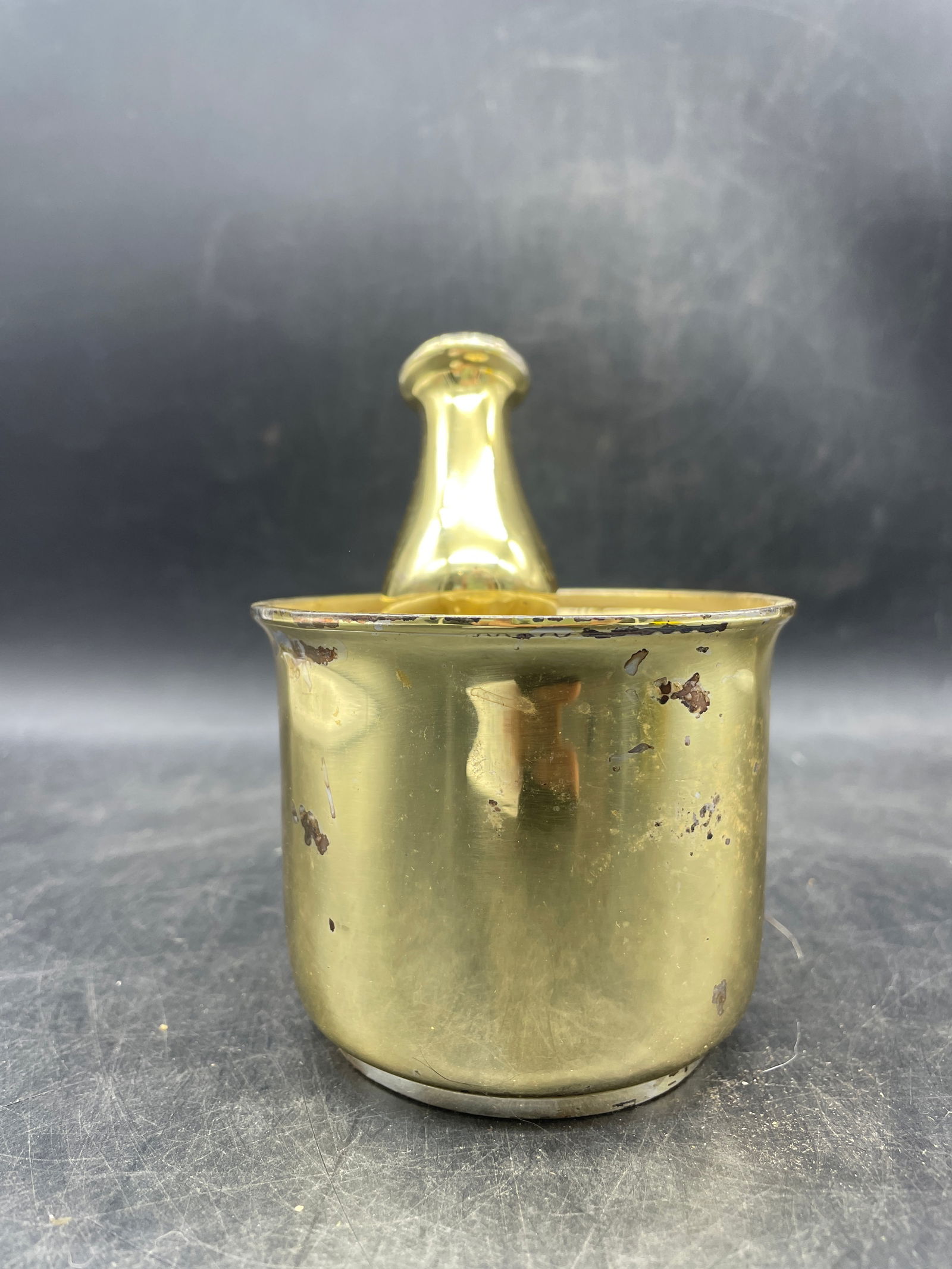 Shaving Mug & Brush Gorham Silver - 3