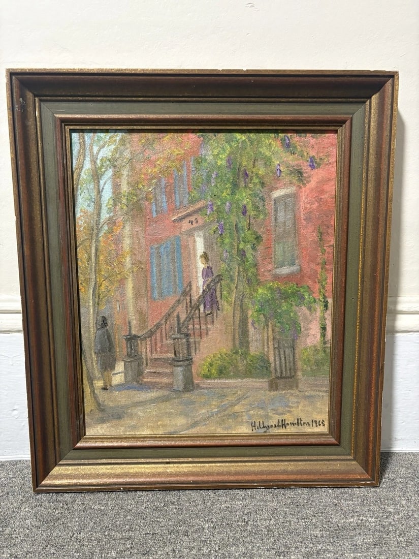 hildegarde hamilton Oil On Canvas Painting (1 of 5)