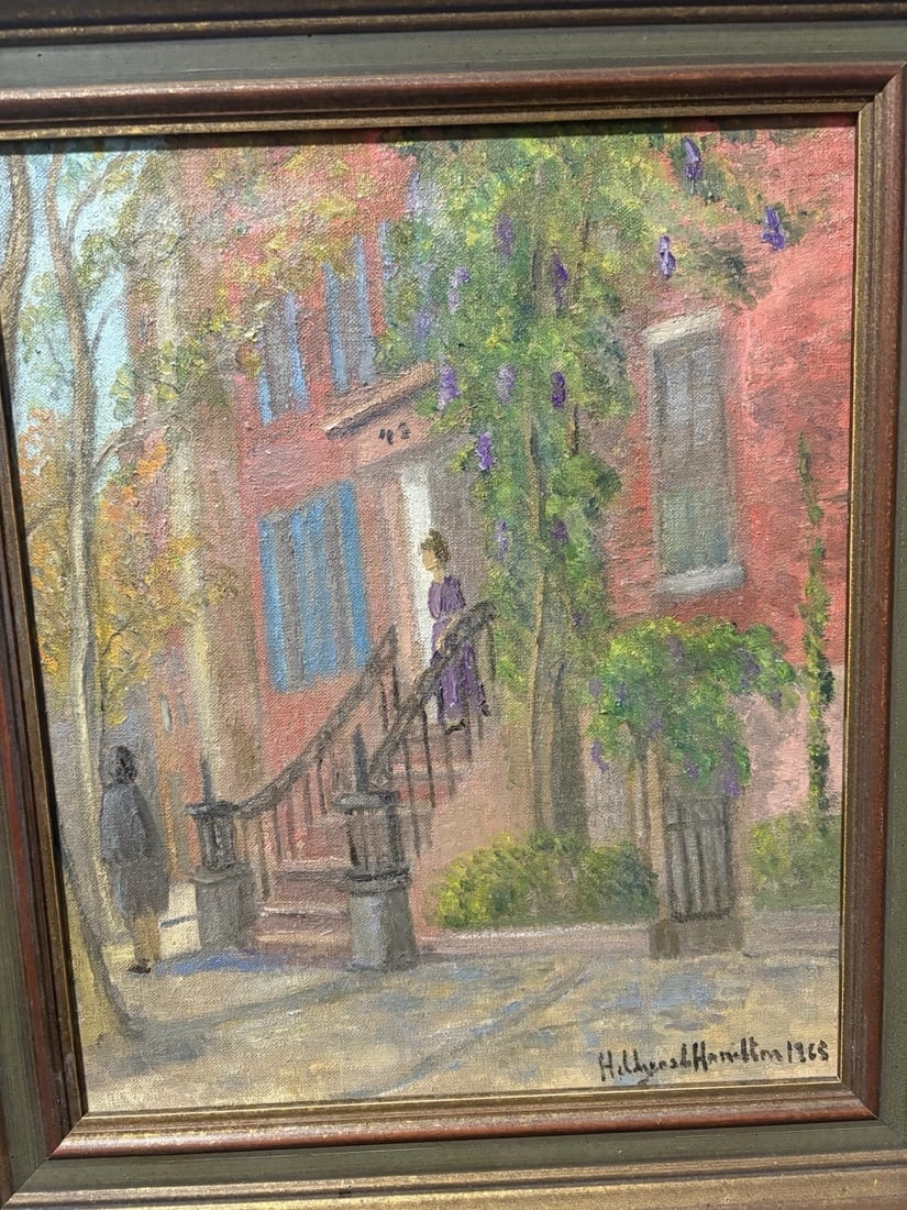 hildegarde hamilton Oil On Canvas Painting - 2