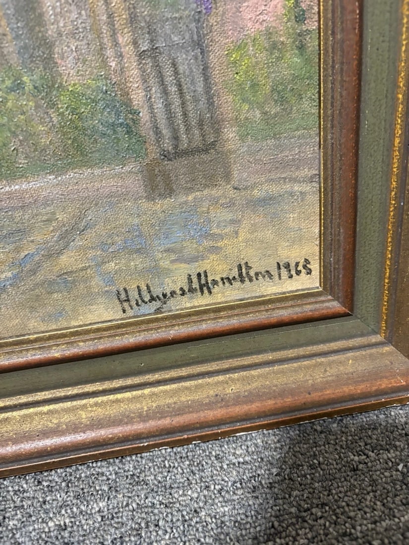 hildegarde hamilton Oil On Canvas Painting - 3