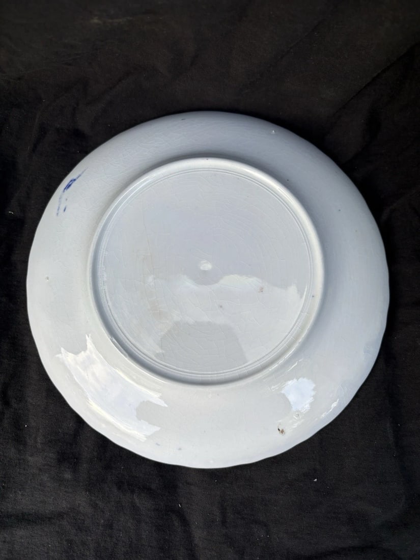 Flow Blue Portrait Plate - 3