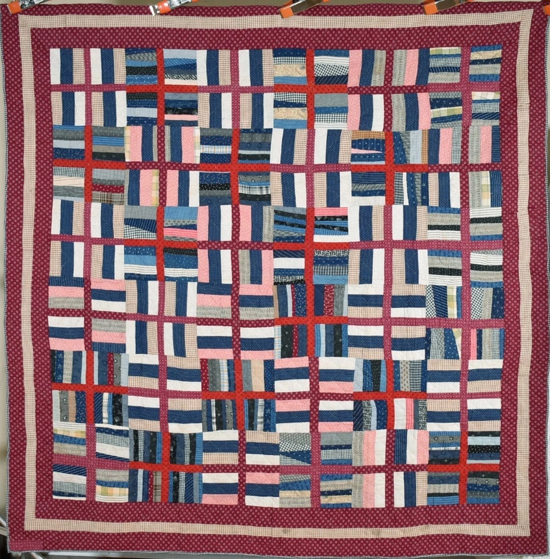 1890's Roman Stripe Quilt (1 of 14)