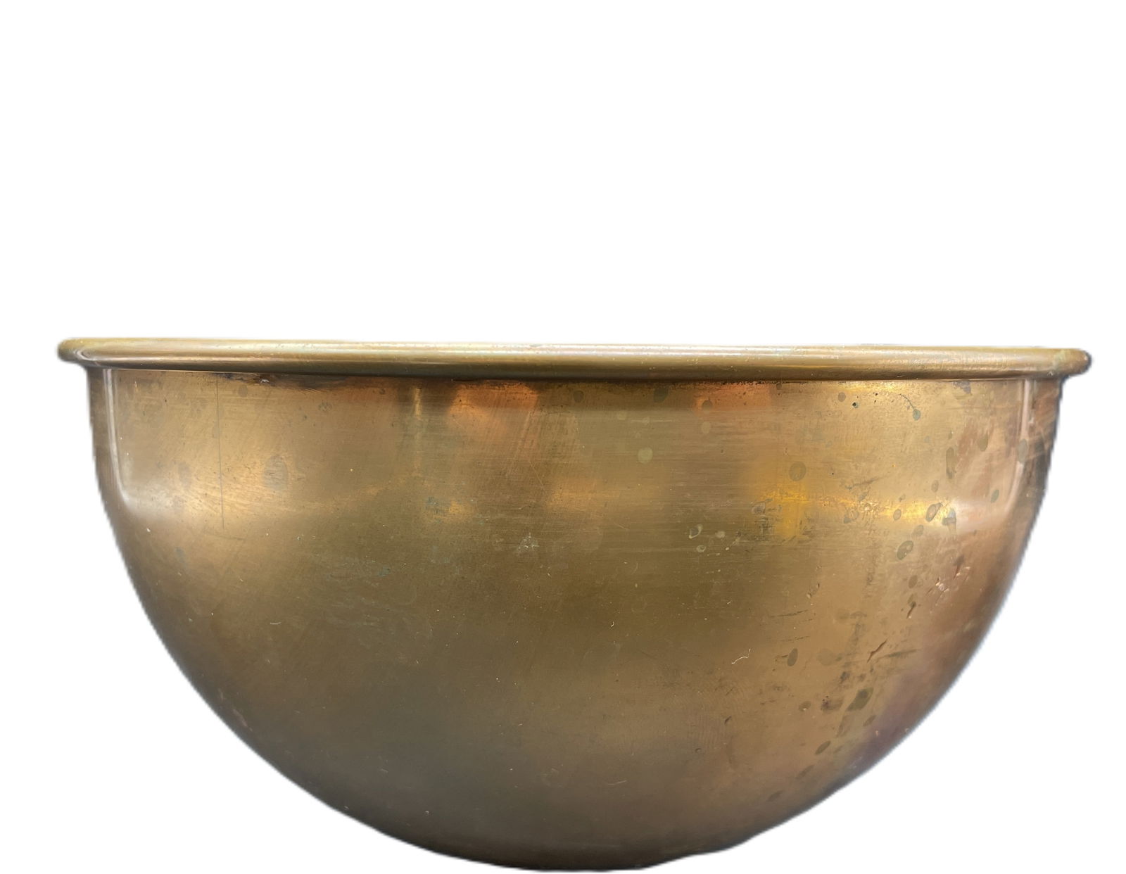 Vintage Solid Copper Candy Bowl, Mixing Bowl - 4