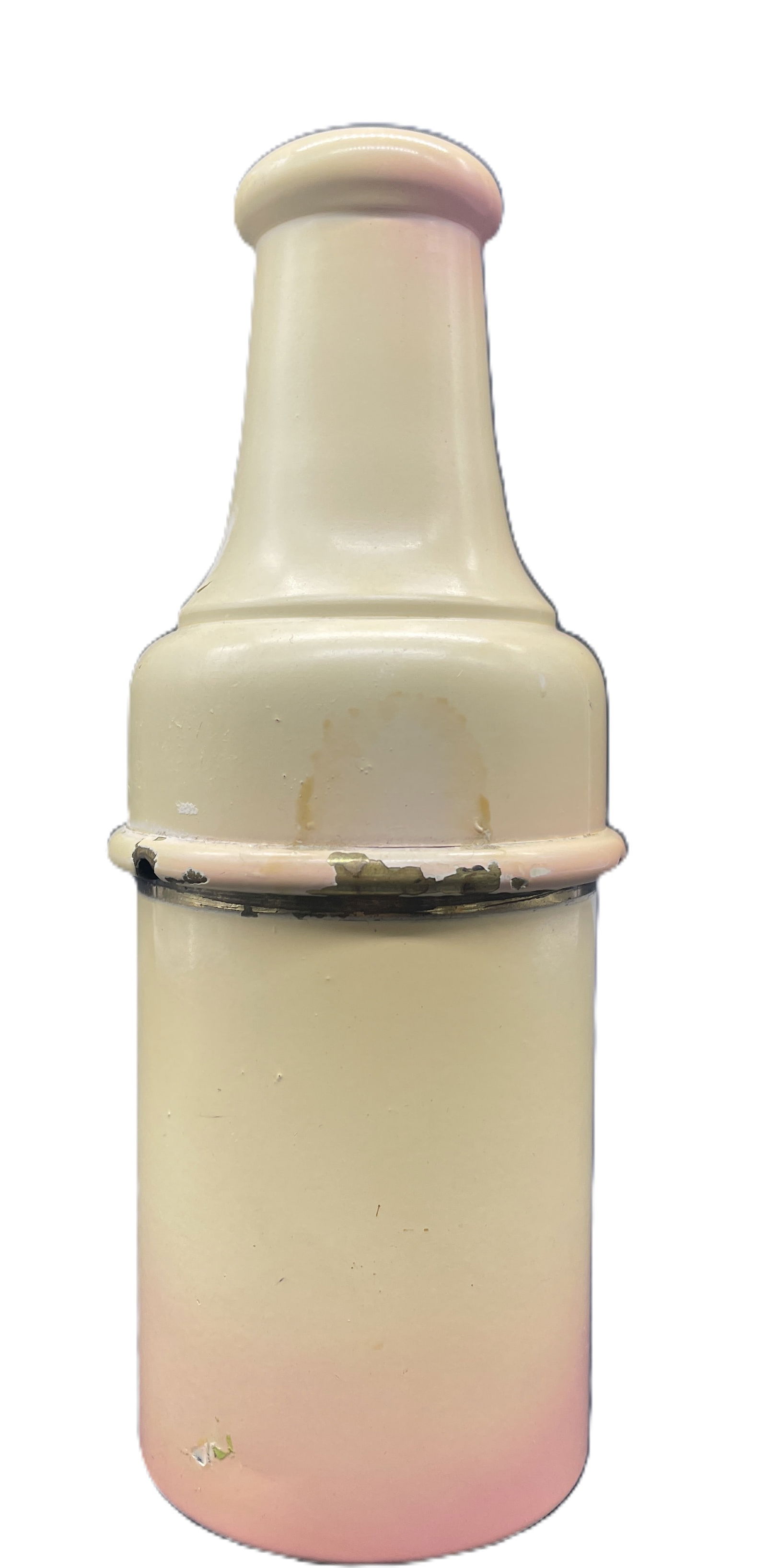 Rare European Glass Perfume Bottle With Enamel Travel Box (1 of 8)