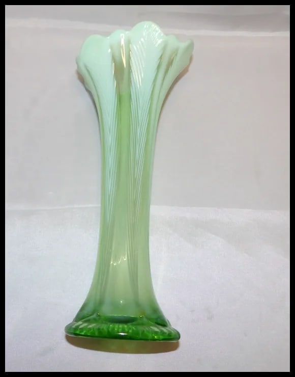 Fenton Opalescent Stretch Vase - 6