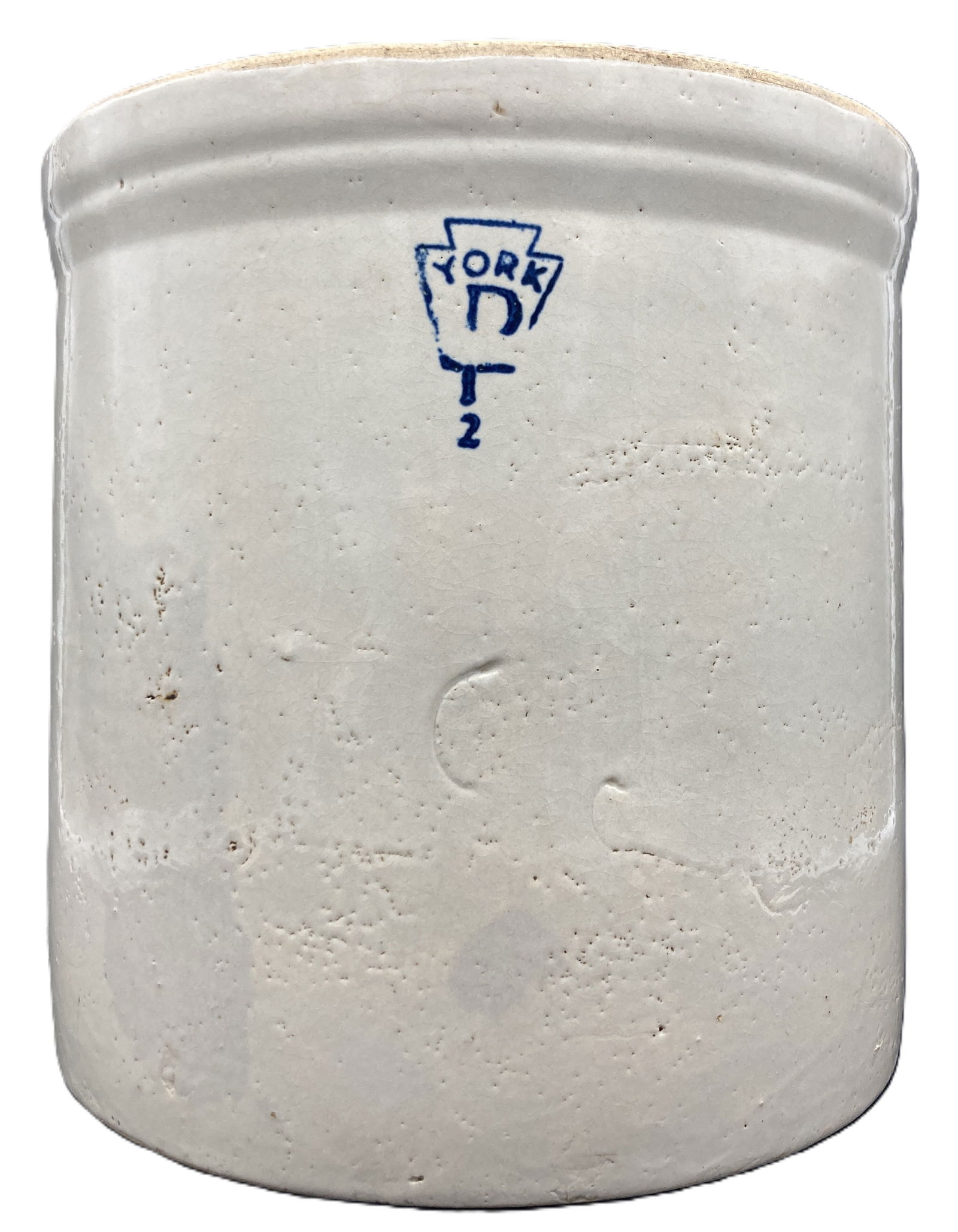 ANTIQUE STONEWARE CROCK - 2