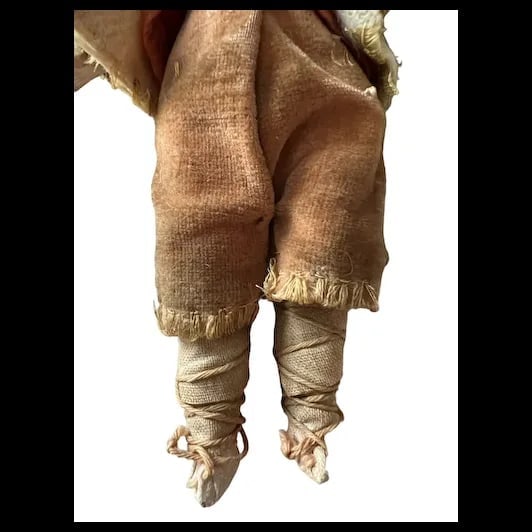 All Original Antique Doll 250 21/0 Germany 6.5 cabinet size Factory costume - 8