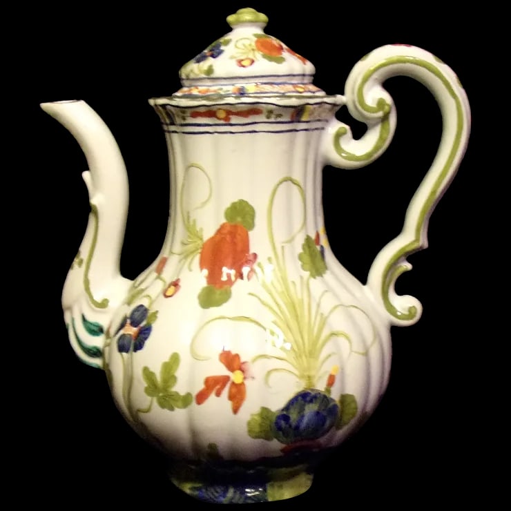 Garofano Faenza Coffee Pot Made in Italy-–Hand Painted X. IGA (1 of 9)
