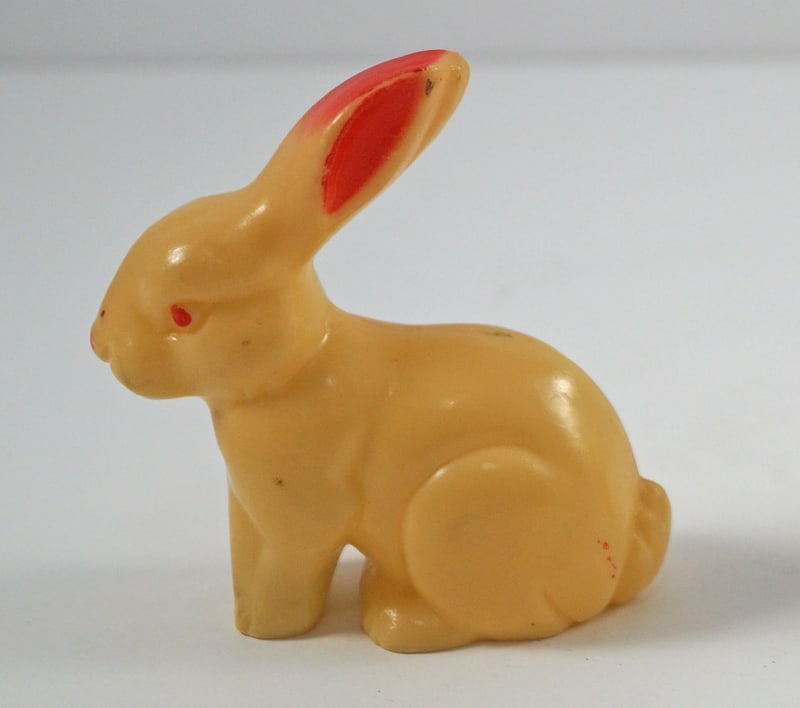 Easter Sitting Rabbit Child's Rattle #5 - 3