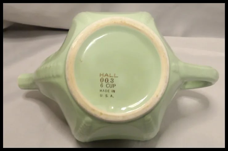 Hall 003 Connie Pattern 6 cup Teapot - 8