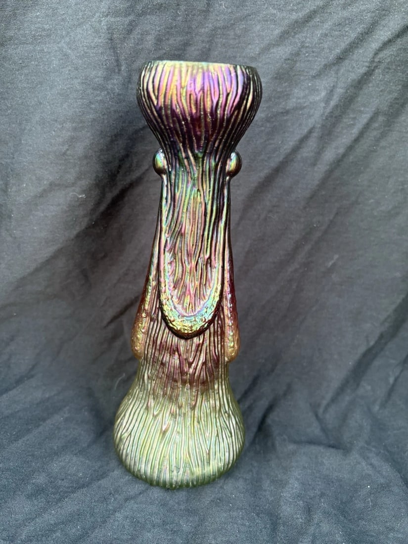 Bohemian Art Glass Vase (1 of 6)