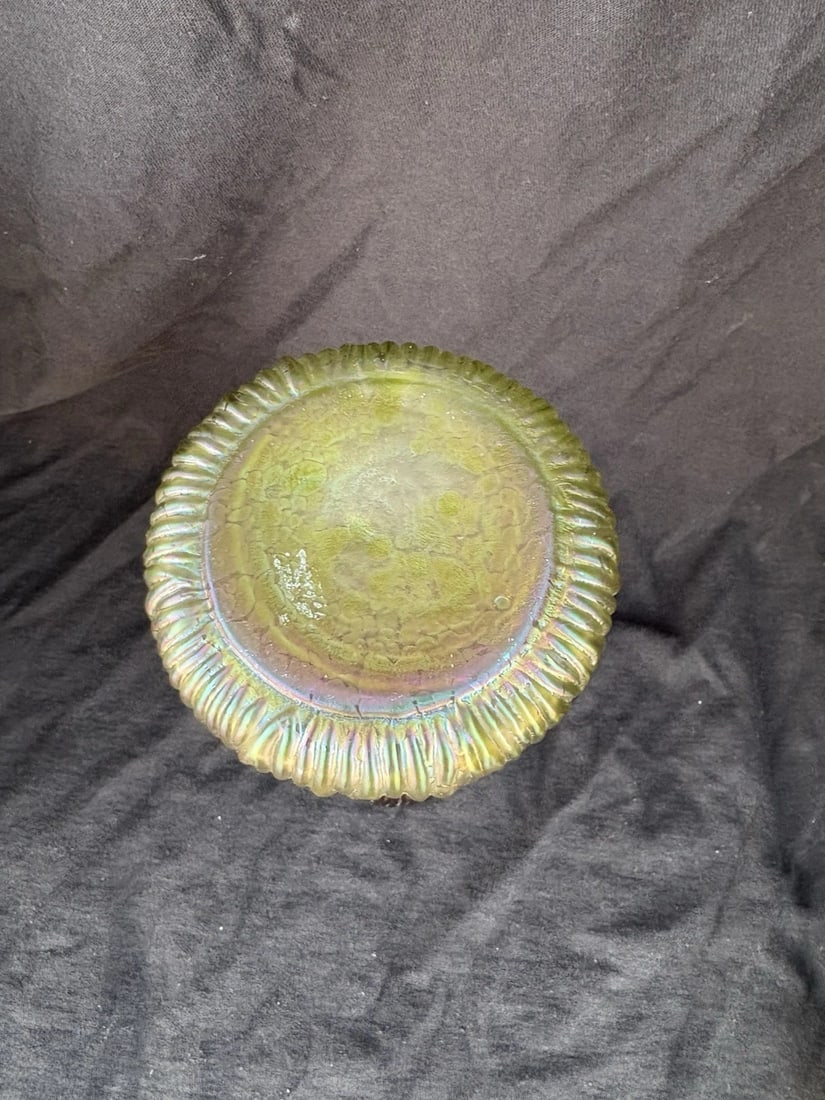 Bohemian Art Glass Vase - 6