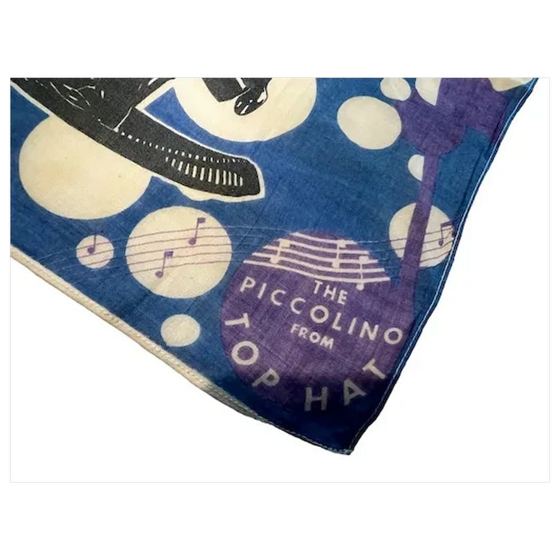 Vintage Fred Astaire Handkerchief - 'The Piccolino from Top Hat', 1935 - 5