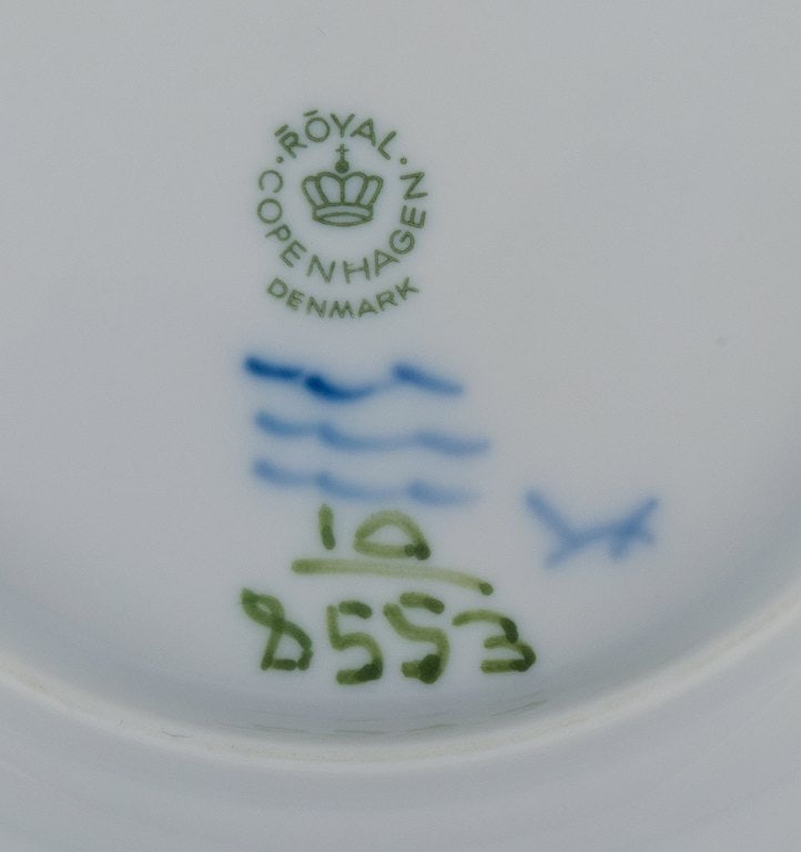 Royal Copenhagen, blue flower angular, coffee service for six people. Consisting of six coffee cups - 8