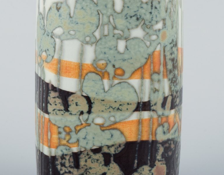 Ivan Weiss for Royal Copenhagen, two faience vases. - 6
