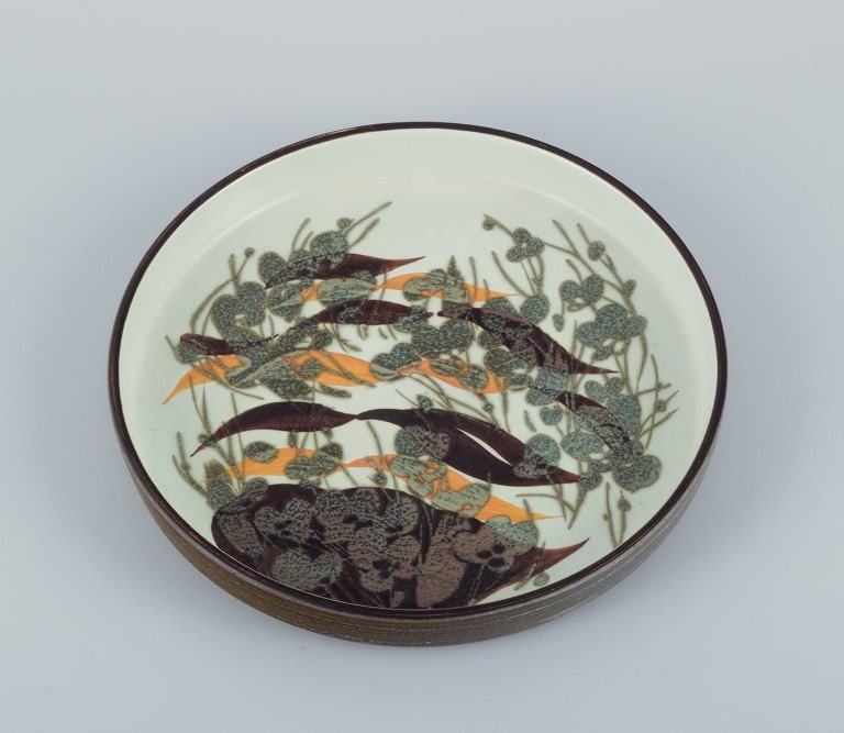 Ivan Weiss for Royal Copenhagen, two faience dishes. - 2