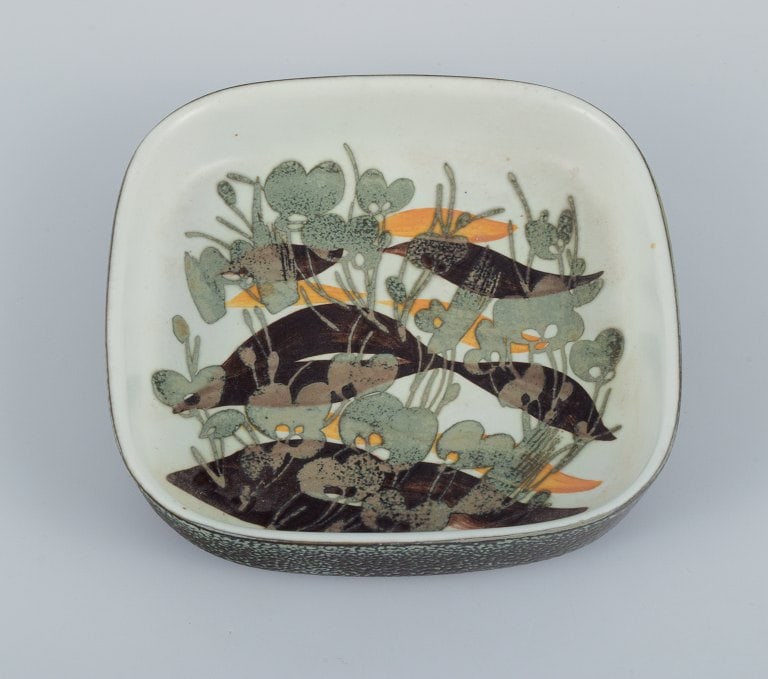 Ivan Weiss for Royal Copenhagen, two faience dishes. - 4