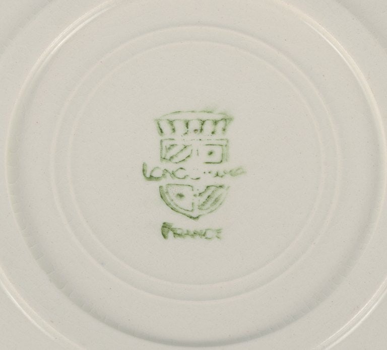 Longchamp, France, hand painted, six piece children's service in faience. - 8
