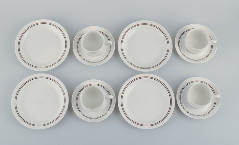Rörstrand coffee service for four people. Swedish design, 1960s. Consisting of four coffee cups - 2