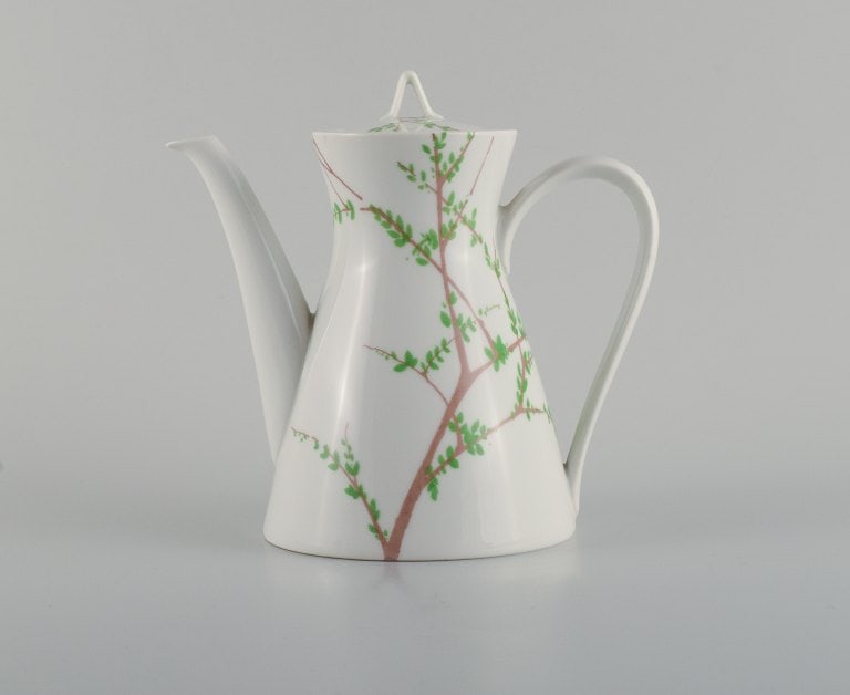 Bjørn Wiinblad for Rosenthal. "Summer" coffee service for four people with jug, four cups, - 2
