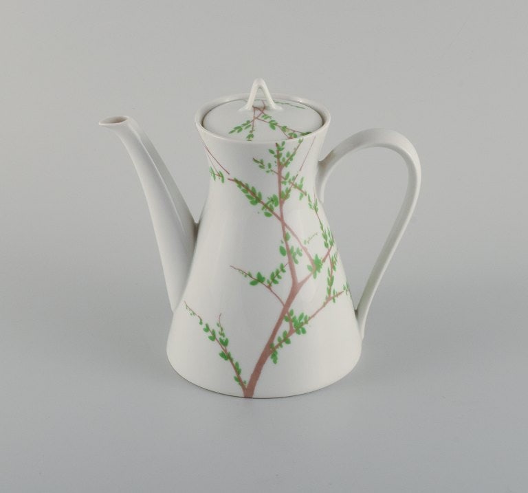 Bjørn Wiinblad for Rosenthal. "Summer" coffee service for four people with jug, four cups, - 3